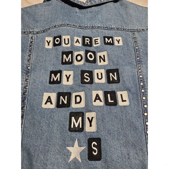 Samantha Sipos|You Are My Moon Denim Jacket, MEDIUM - Picture 9 of 14